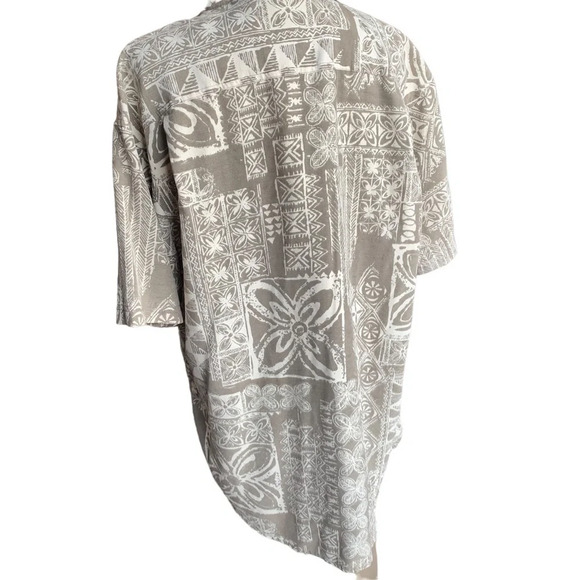 SEAPOINTE men's large button down Hawaiian shirt - Picture 2 of 7